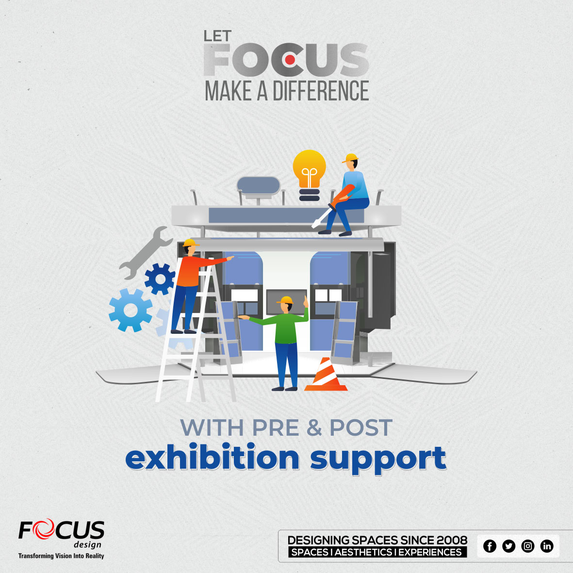 Stall Design - Pre & Post Exhibition Support