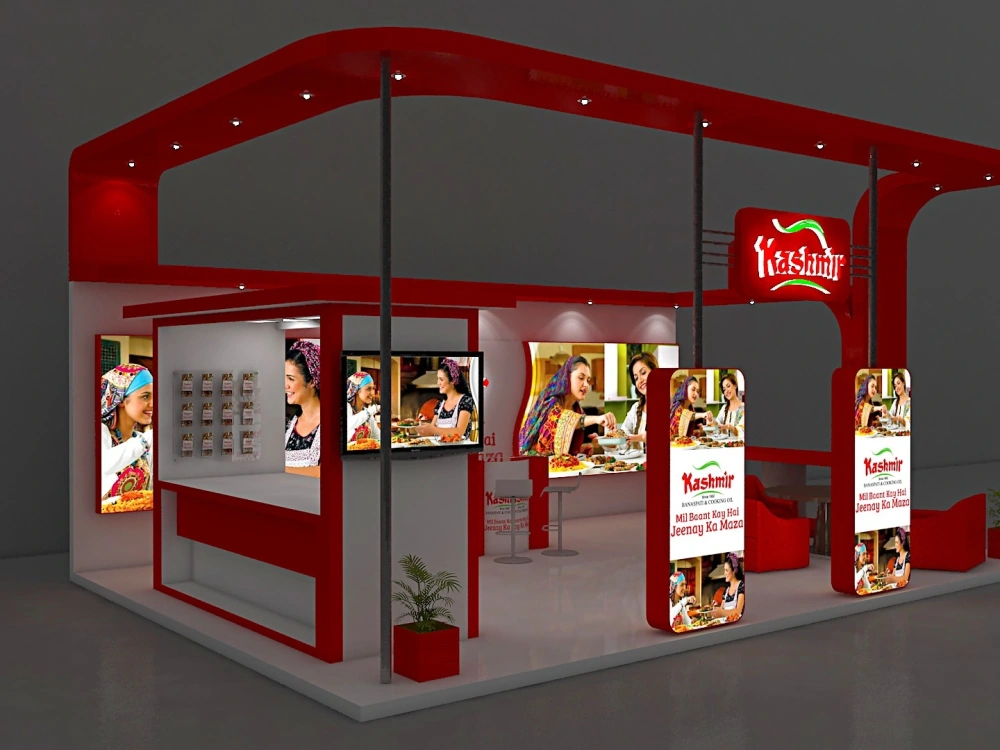 Custom Exhibition Booths for FMCG